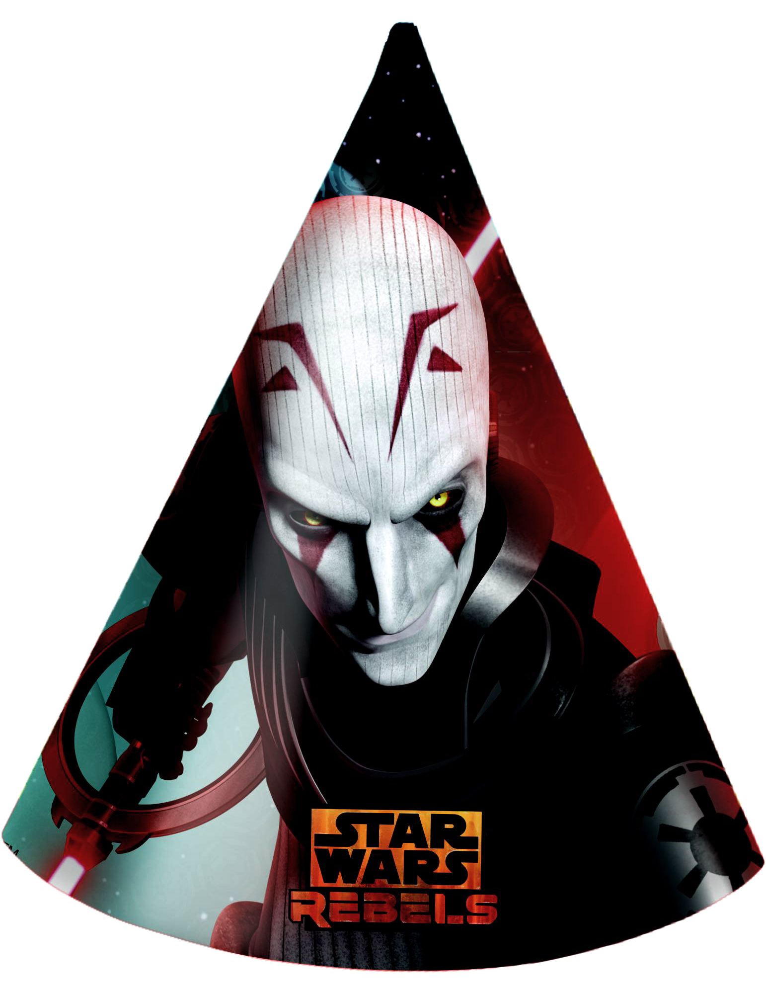 6 Chapeaux de fête Star Wars Rebels