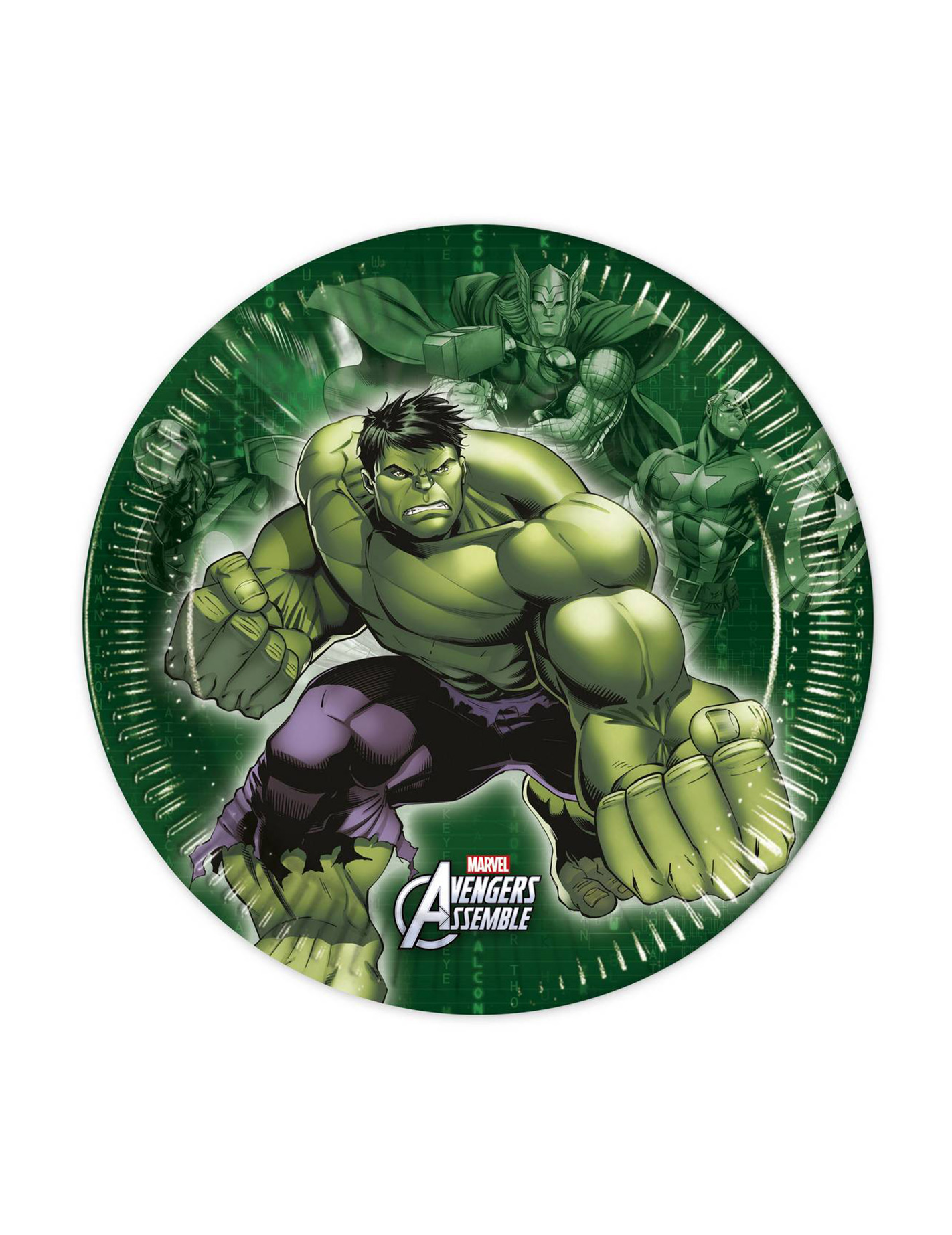8 Petites assiettes Avengers