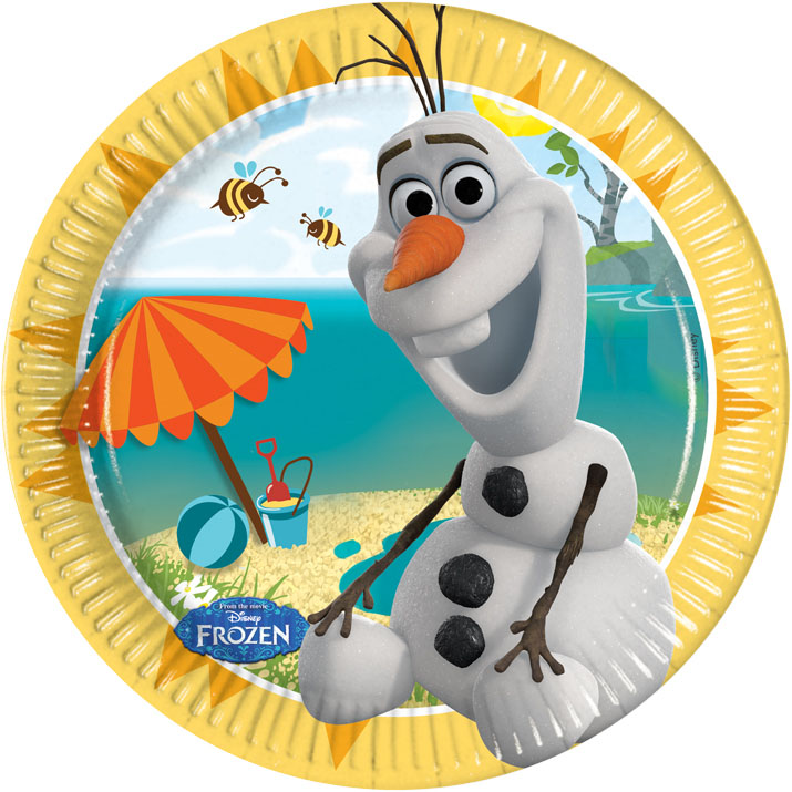 8 Petites assiettes Olaf