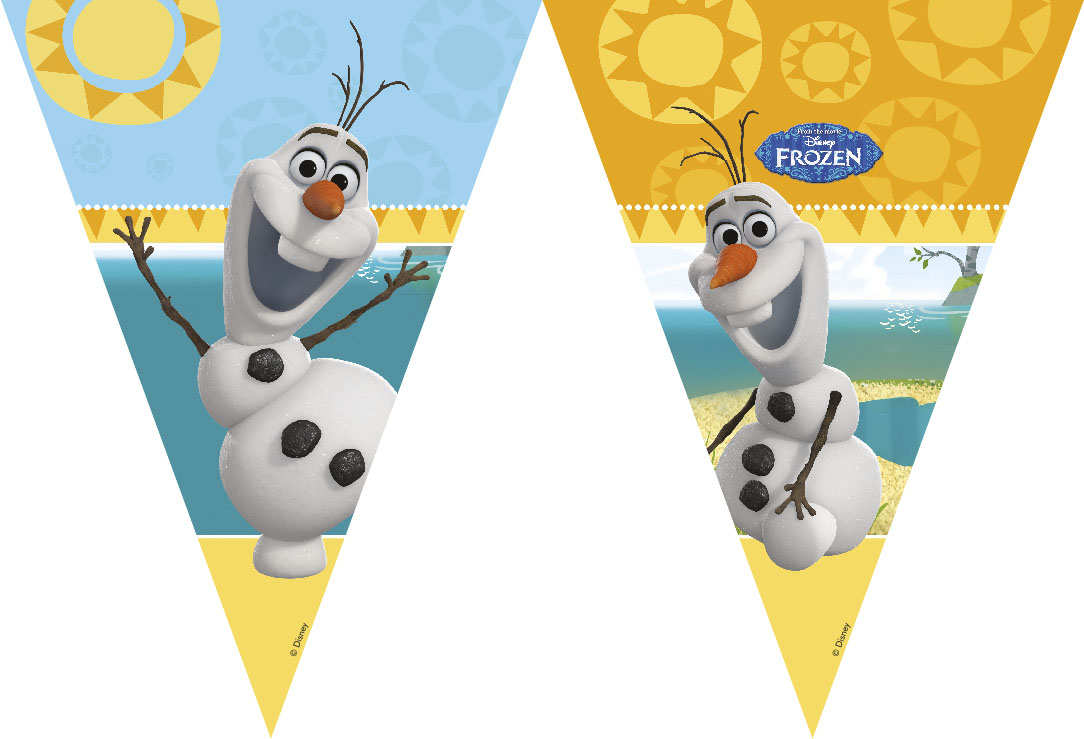 Guirlande fanions Olaf