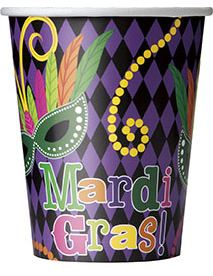 8 Gobelets carton Carnaval