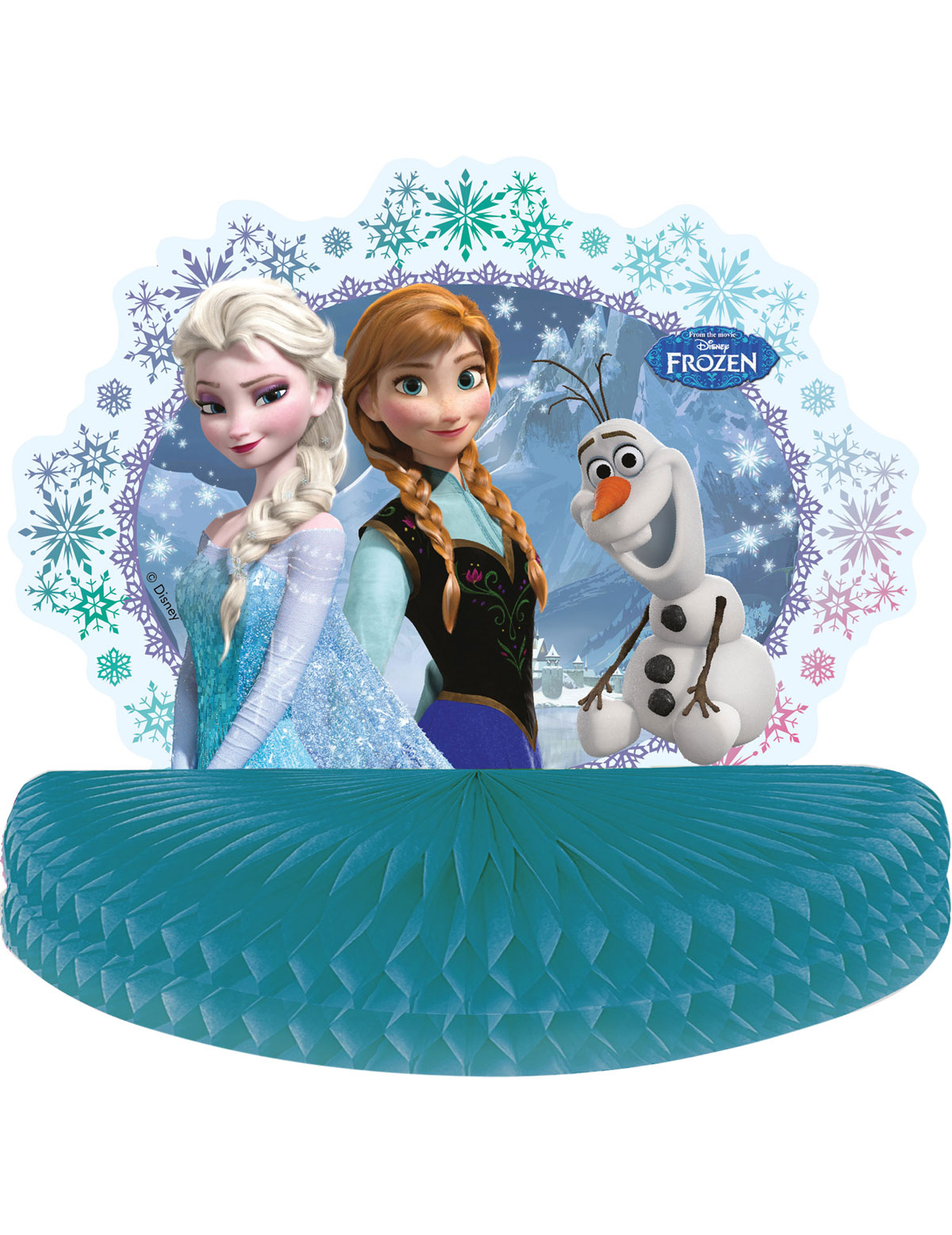 Centre de table La Reine des neiges