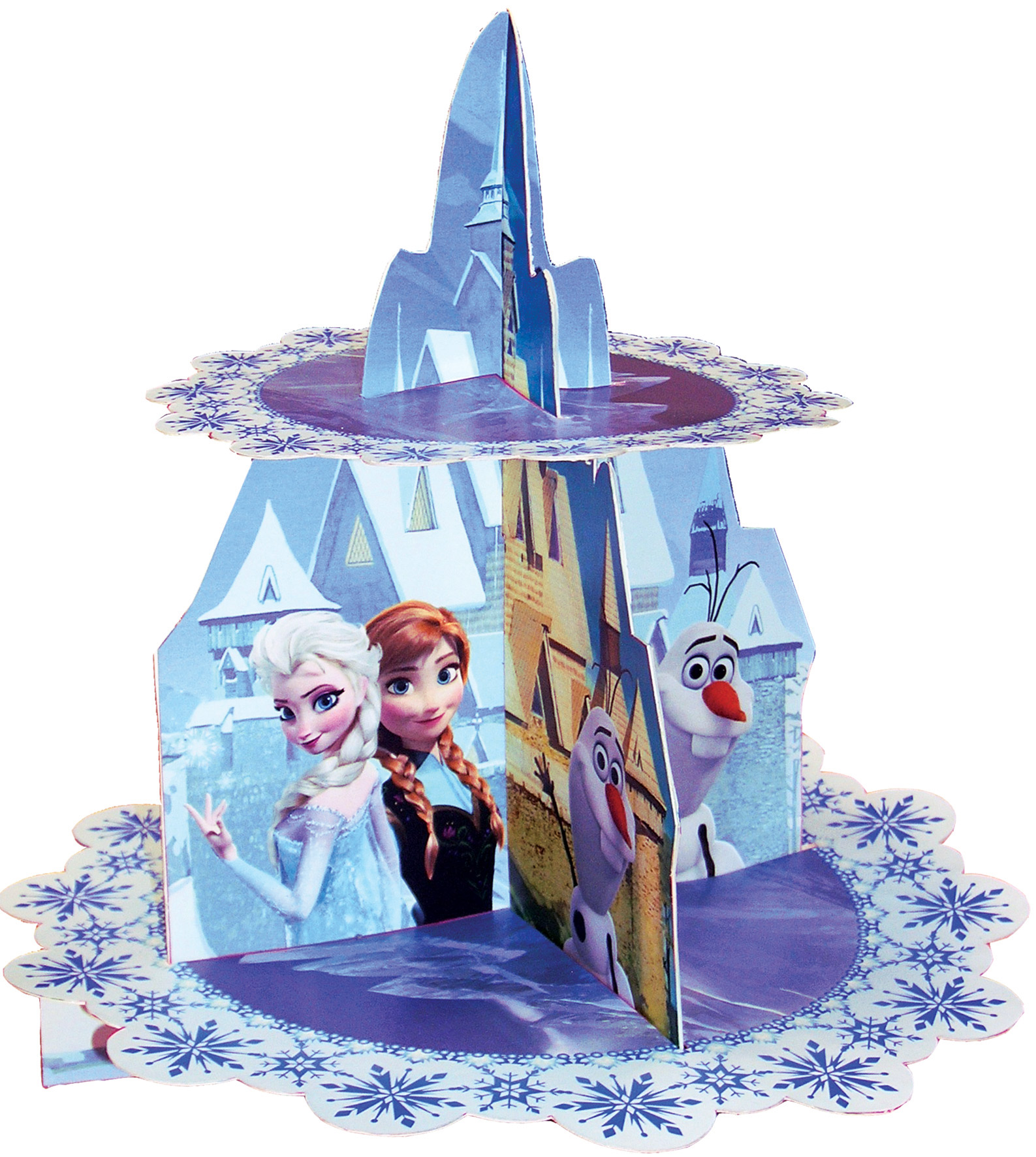 Présentoir à cupcakes La Reine des neiges