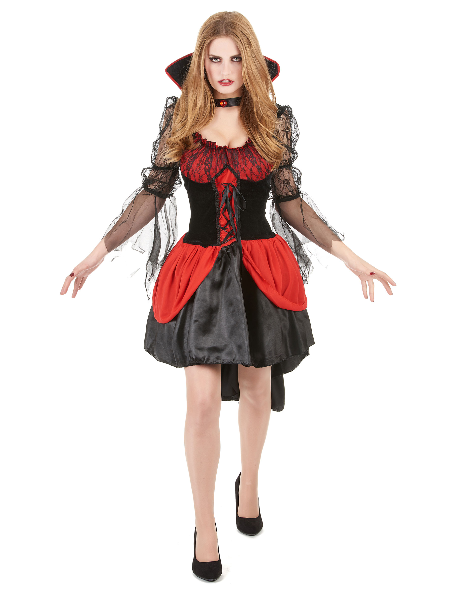 Déguisement Vampire Sexy rouge Femme
