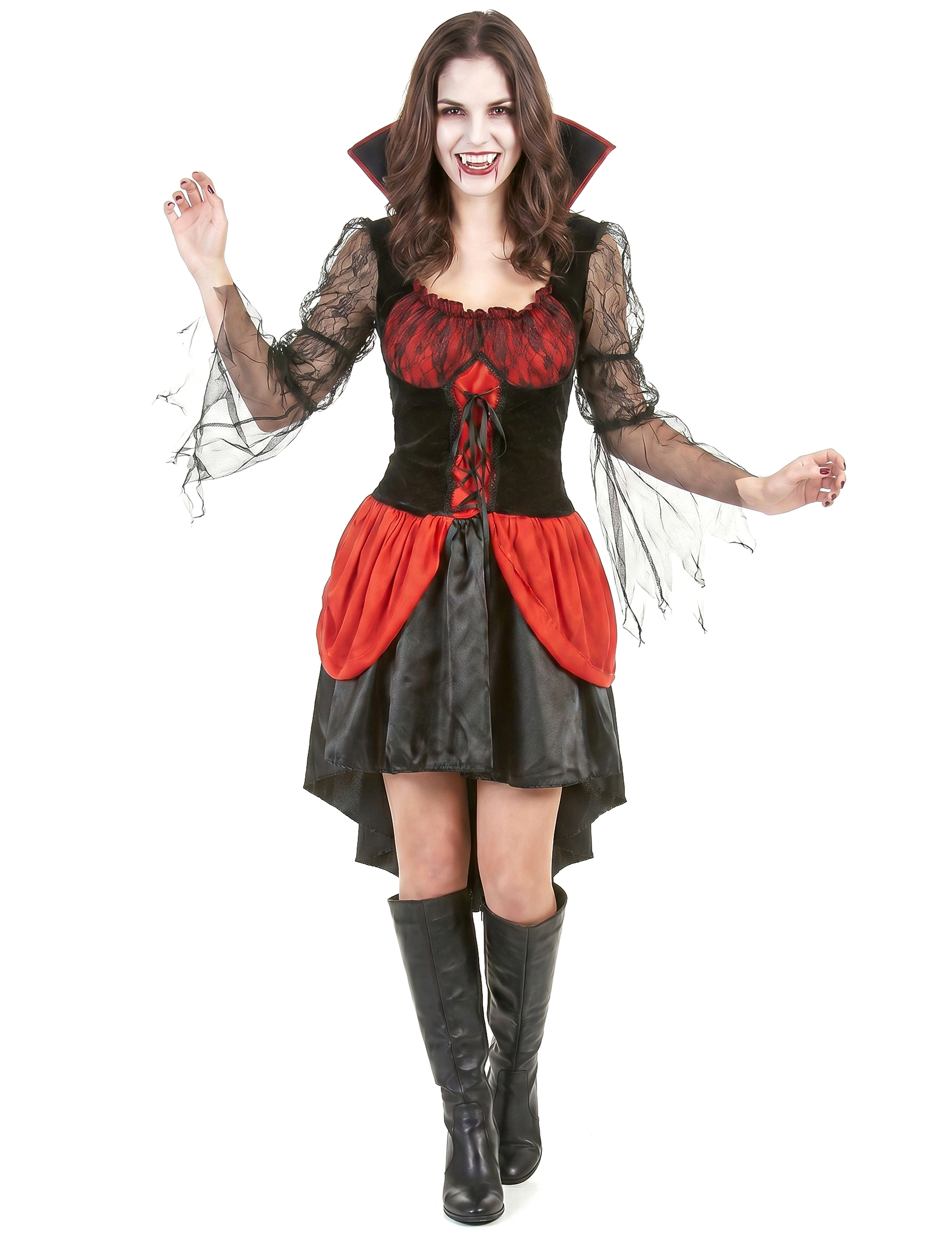 Déguisement Vampire Sexy rouge Femme