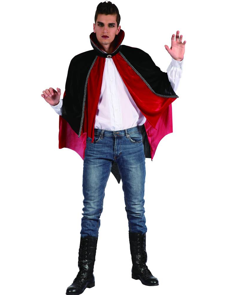 Cape vampire rouge et noire