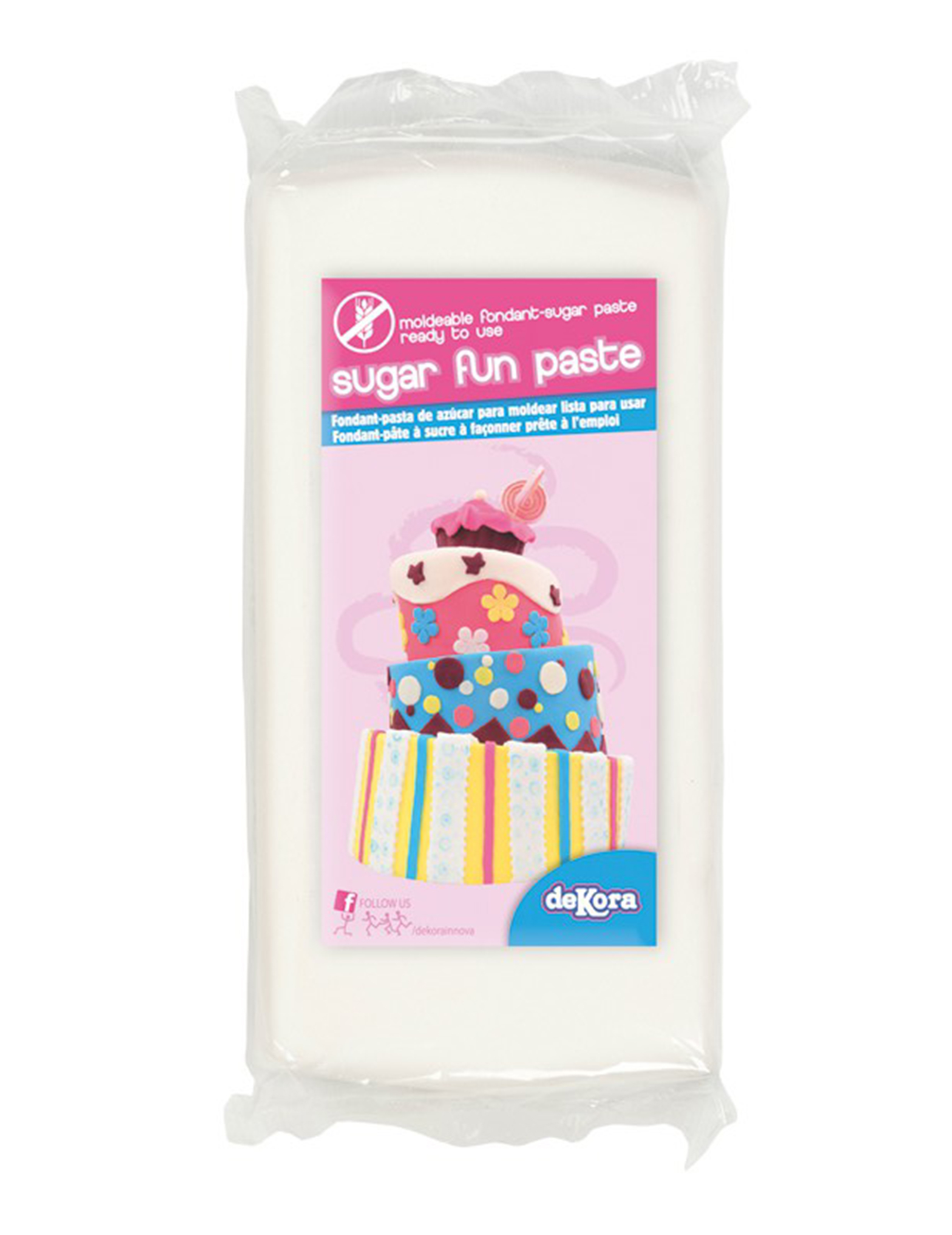 Pâte à sucre sans gluten blanche 250 g
