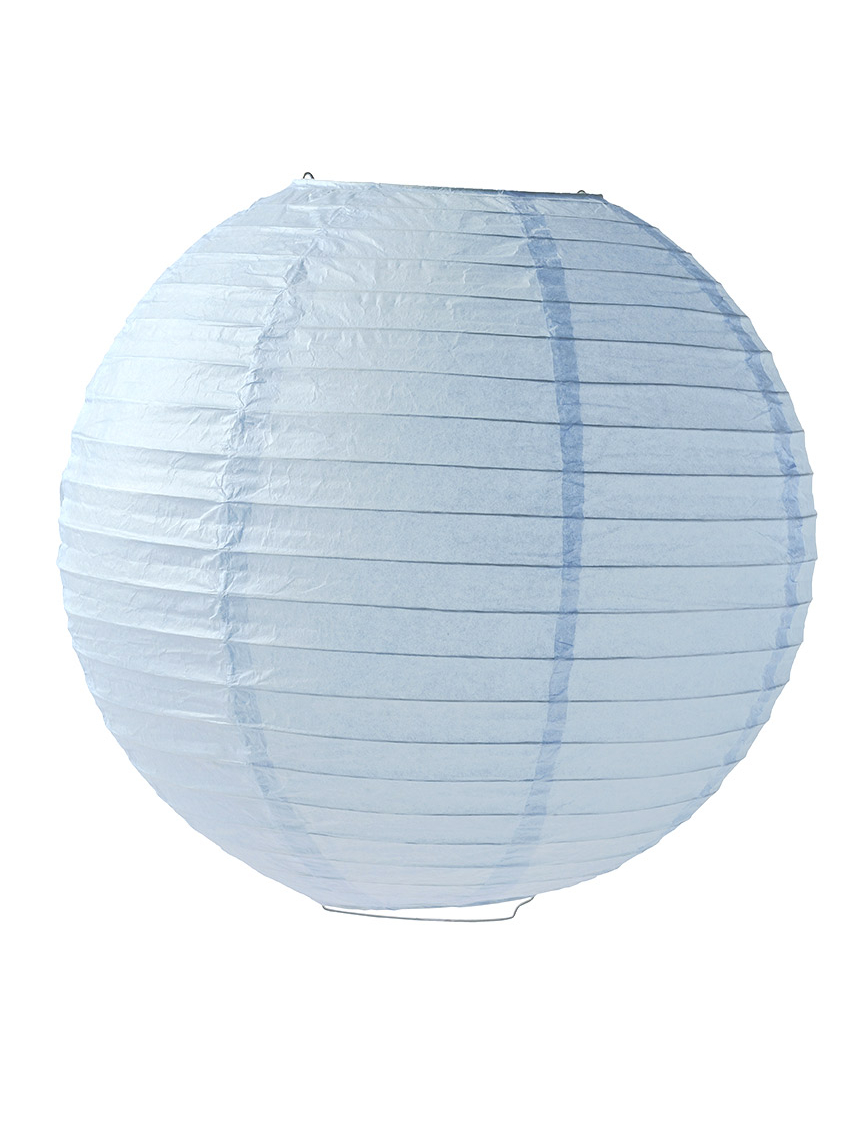 Lanterne japonaise bleu ciel 25 cm