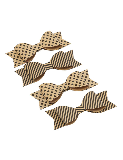 4 N uds papillon papier kraft