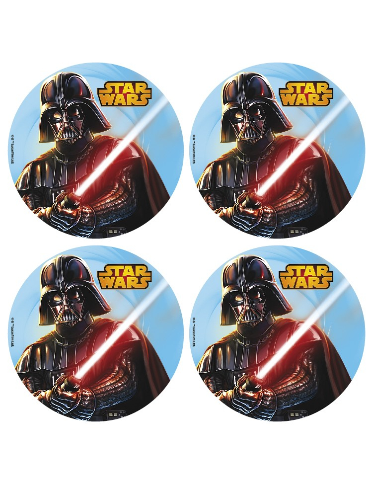 12 Mini disques azyme Star Wars