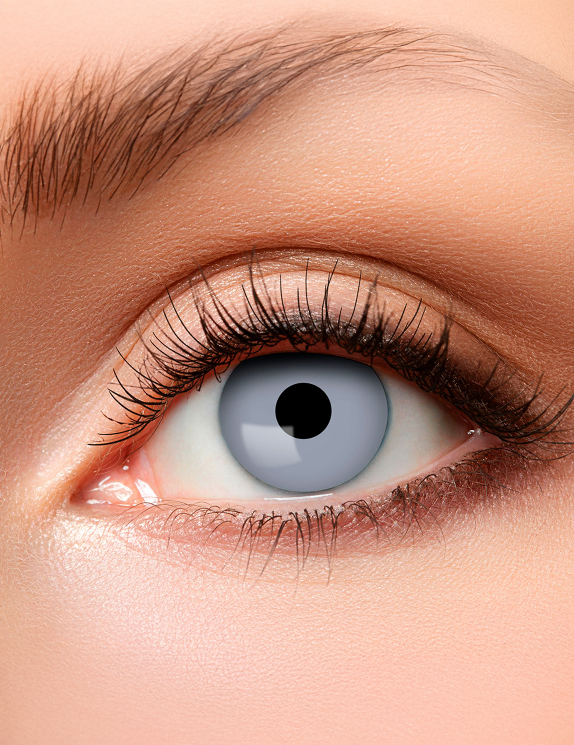 Lentilles fantaisie  il zombie gris adulte Halloween