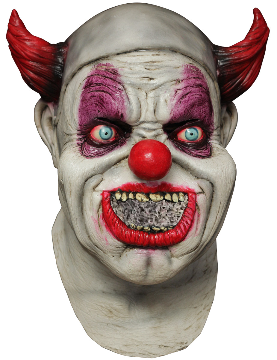 Masque intégral animé clown adulte