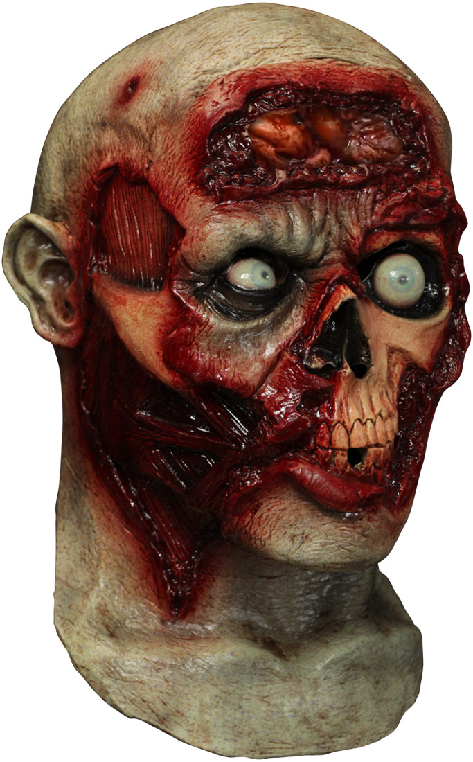 Masque intégral animé zombie adulte