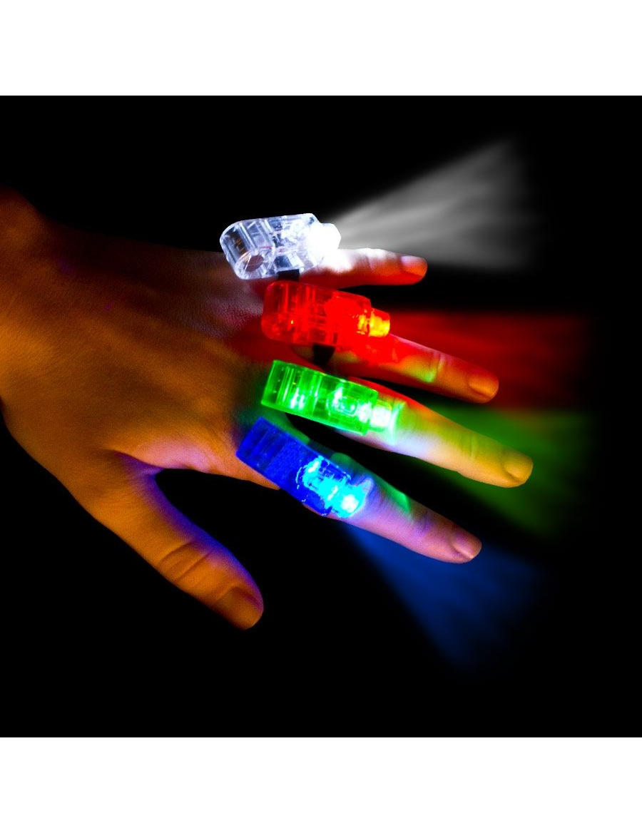 4 Spots à led pour doigts