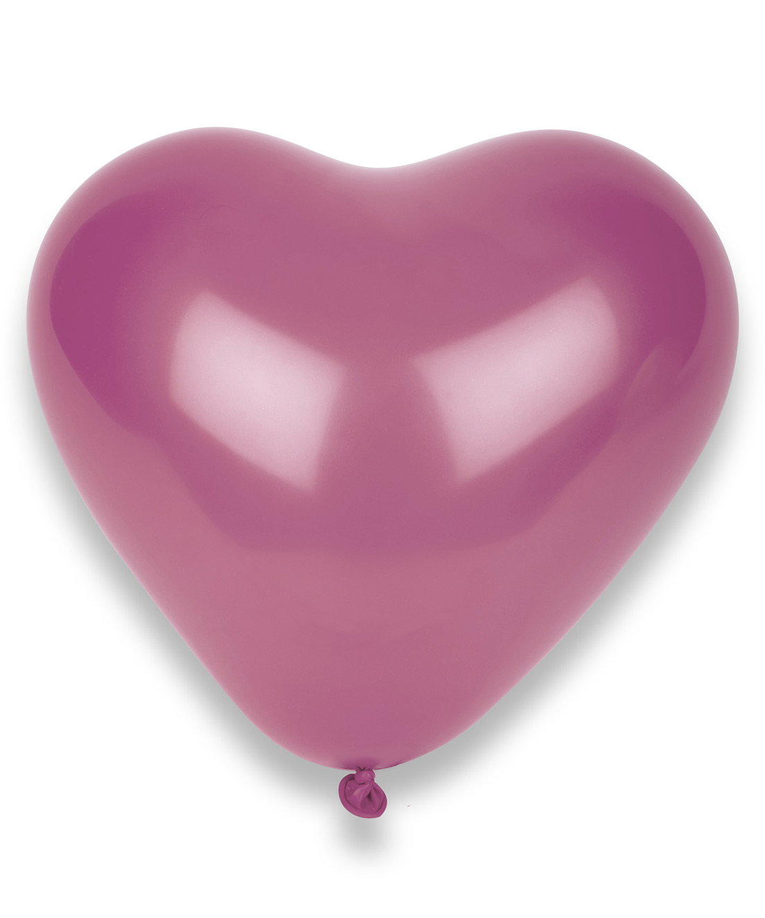 100 Ballons coeurs fuchsia 32 cm