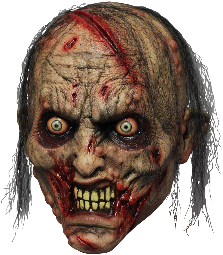 Masque adulte de zombie qui mord