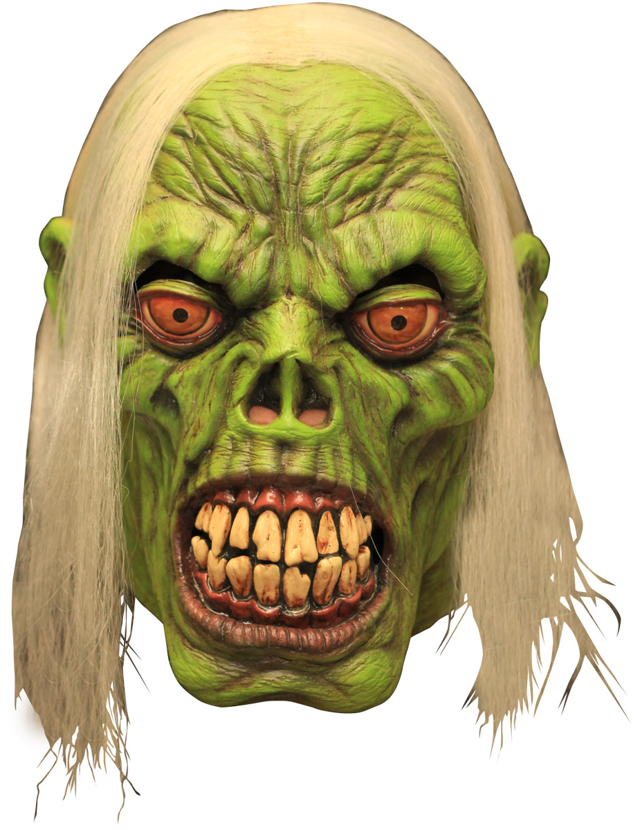 Masque de zombie vert