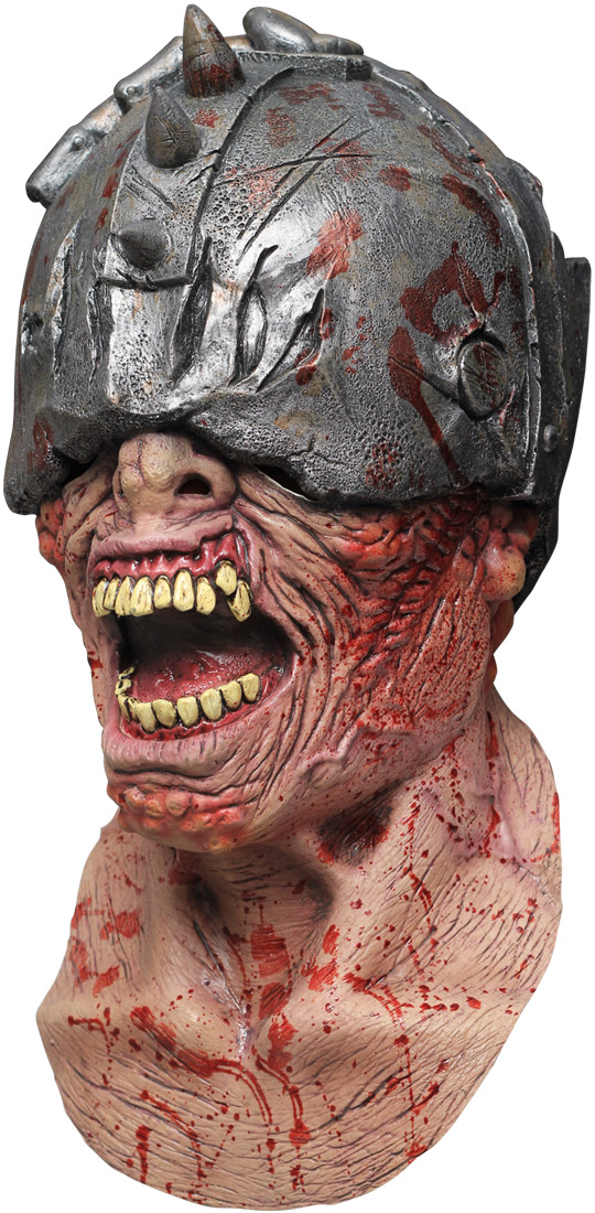 Masque de guerrier zombie