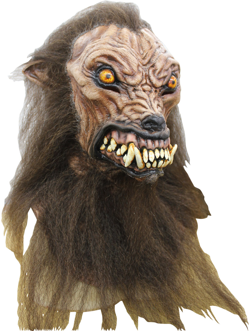 Masque intégral chien chasseur de loup-garou