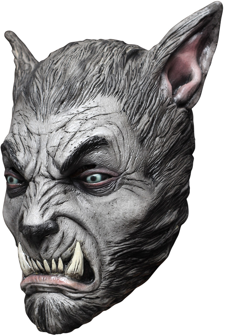 Masque loup-garou gris