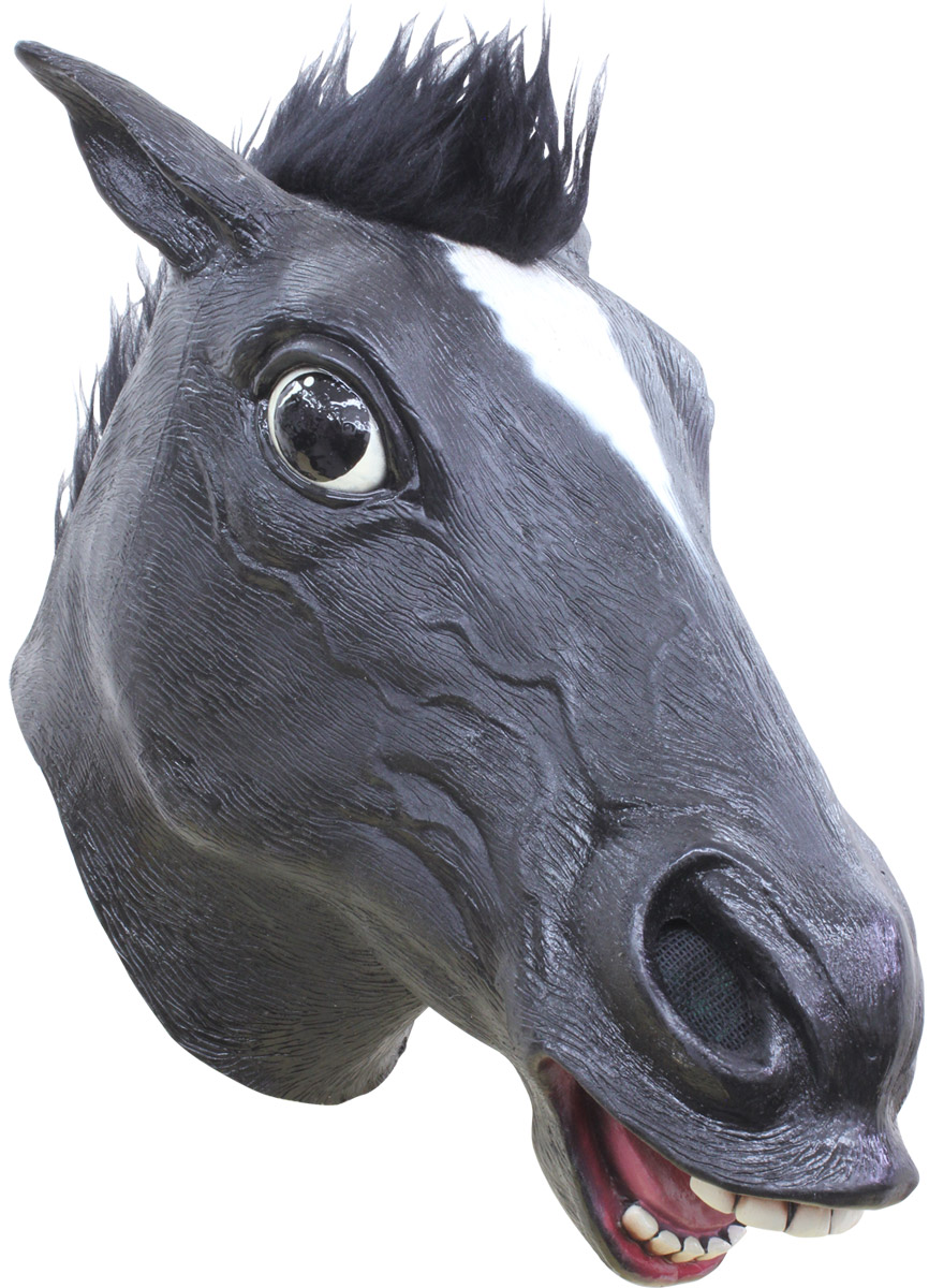 Masque cheval noir