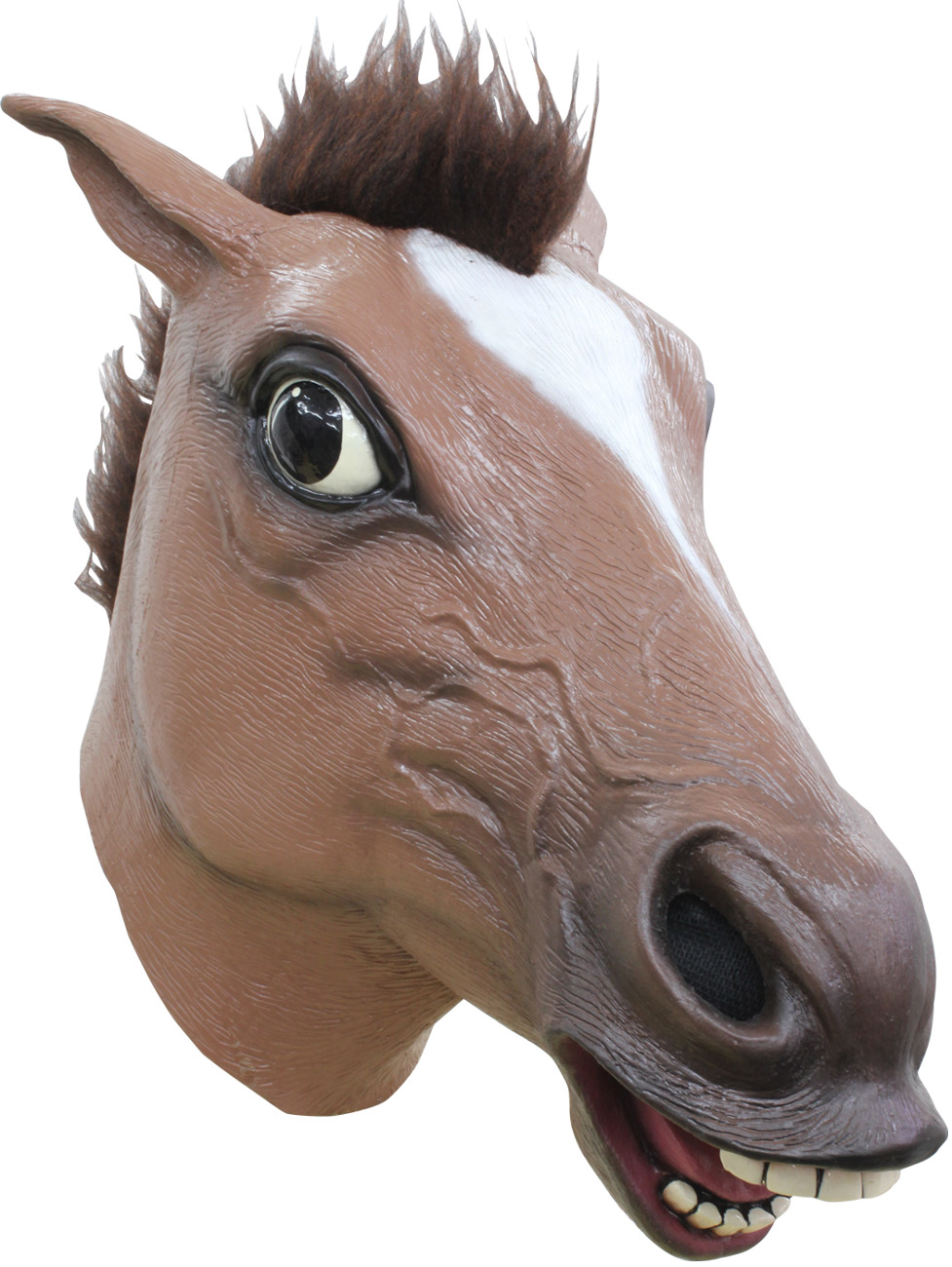 Masque cheval brun