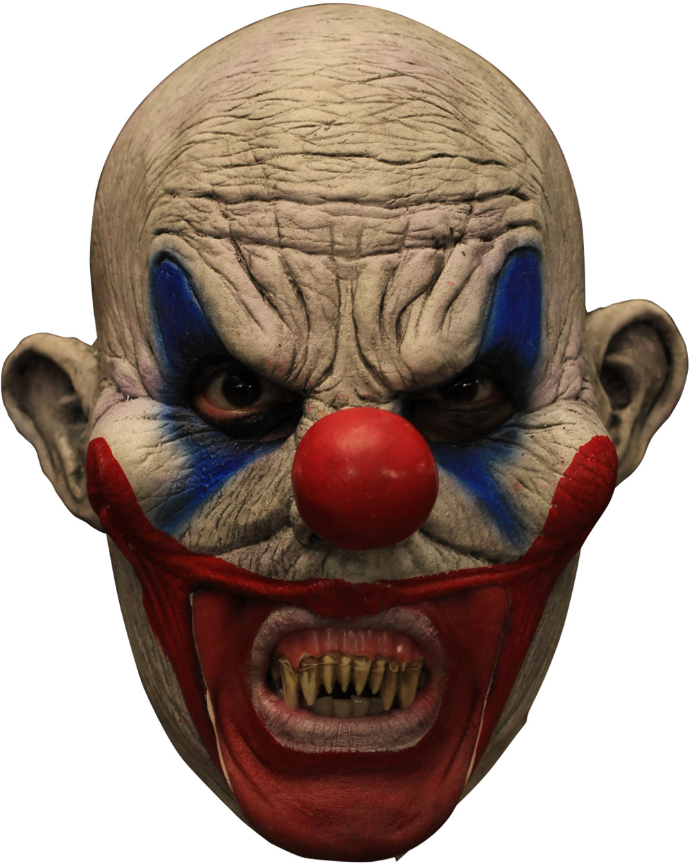Masque 3/4 clown avec dentier