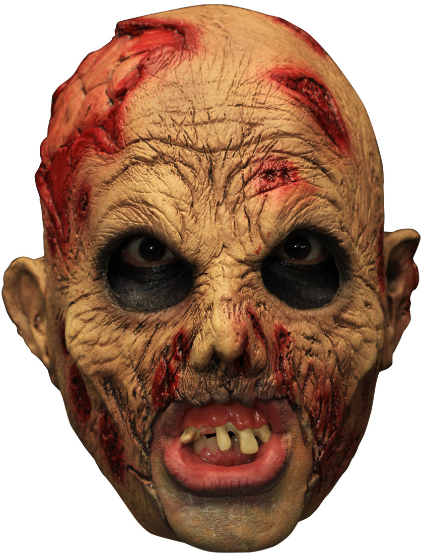 Masque 3/4 zombie avec dentier