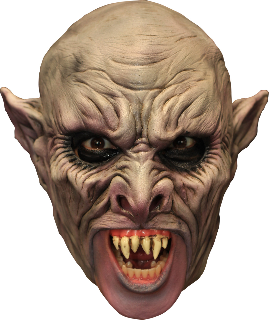 Masque 3/4 vampire avec dentier