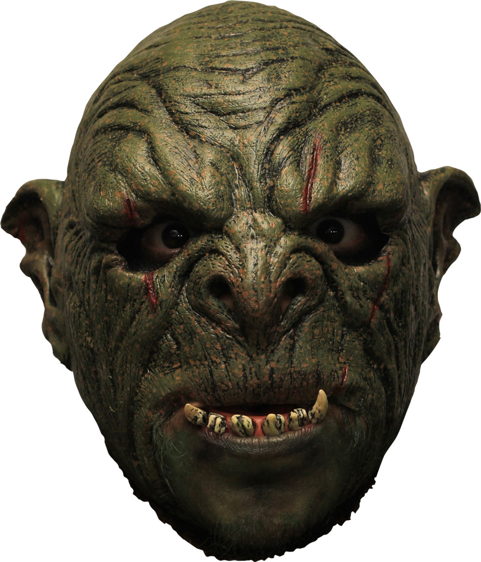 Masque 3/4 orc avec dentier