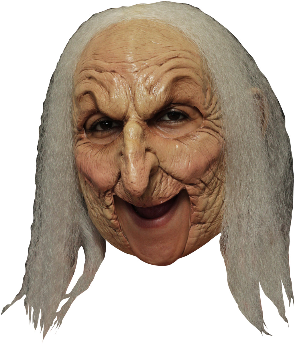 Masque 3/4 vieille sorcière deluxe