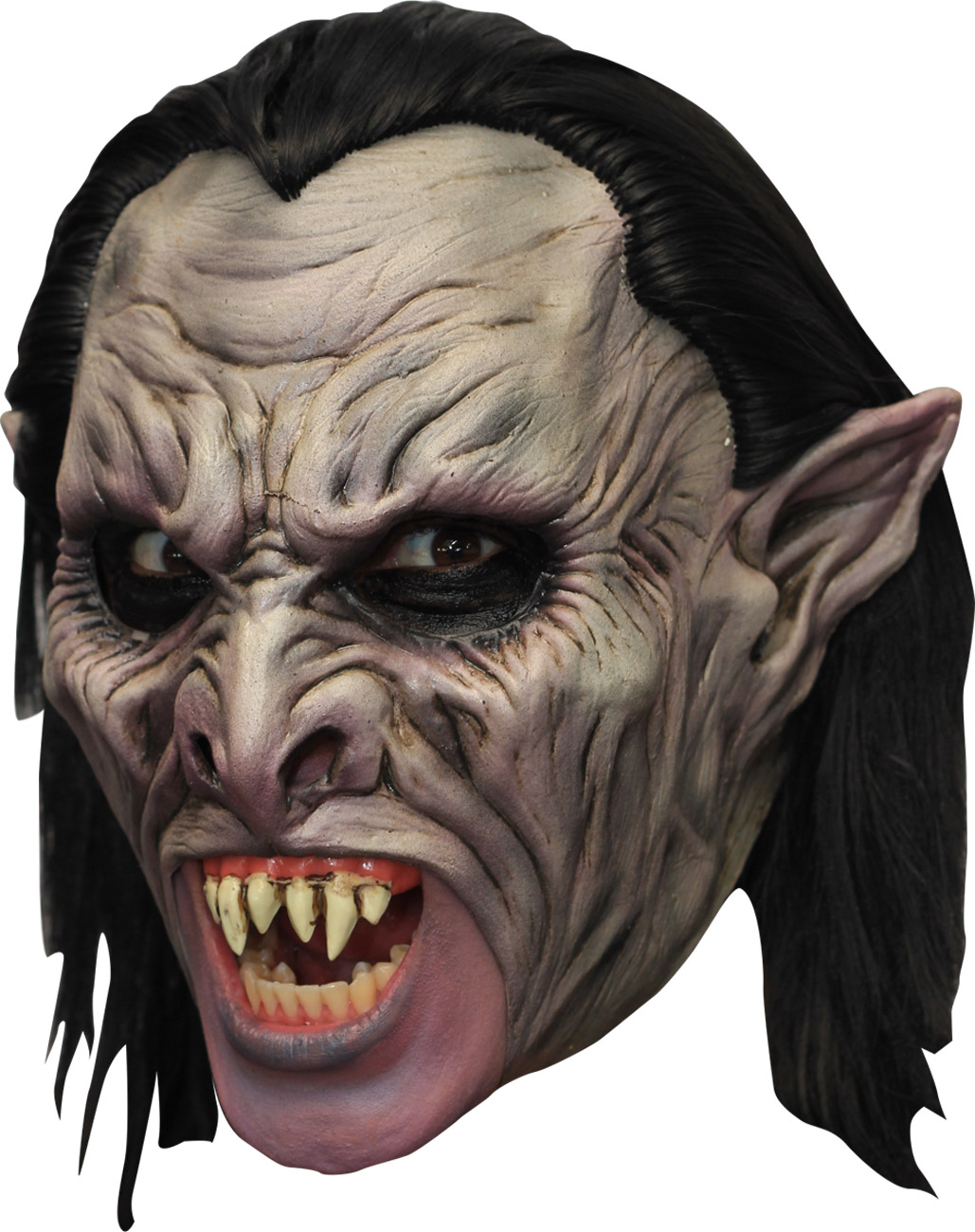 Masque 3/4 vampire deluxe avec dentier