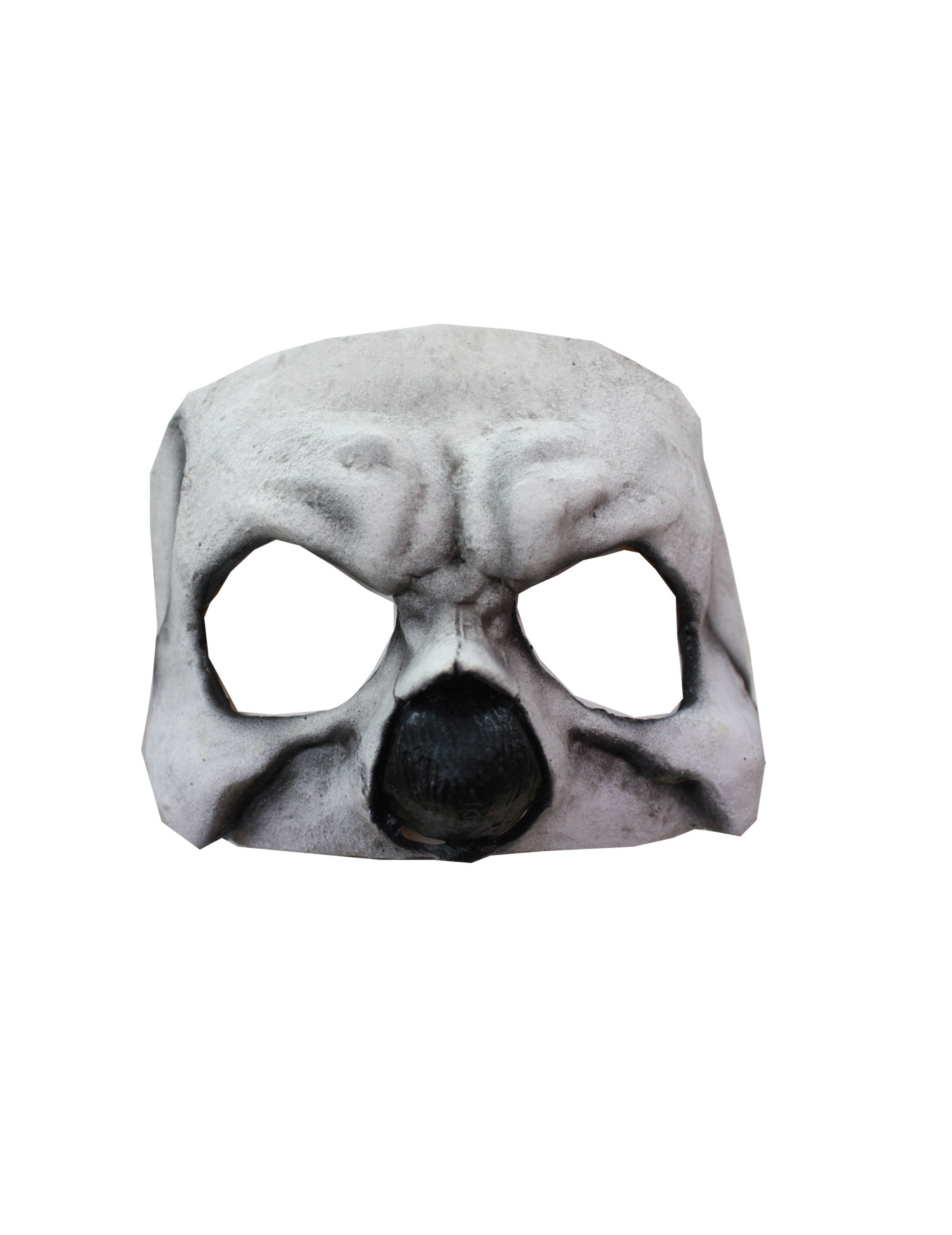 Demi-masque crâne blanc