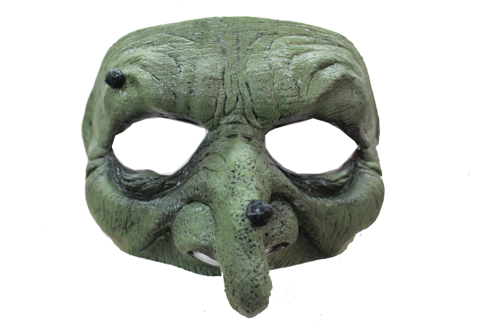 Demi-masque sorcière verte