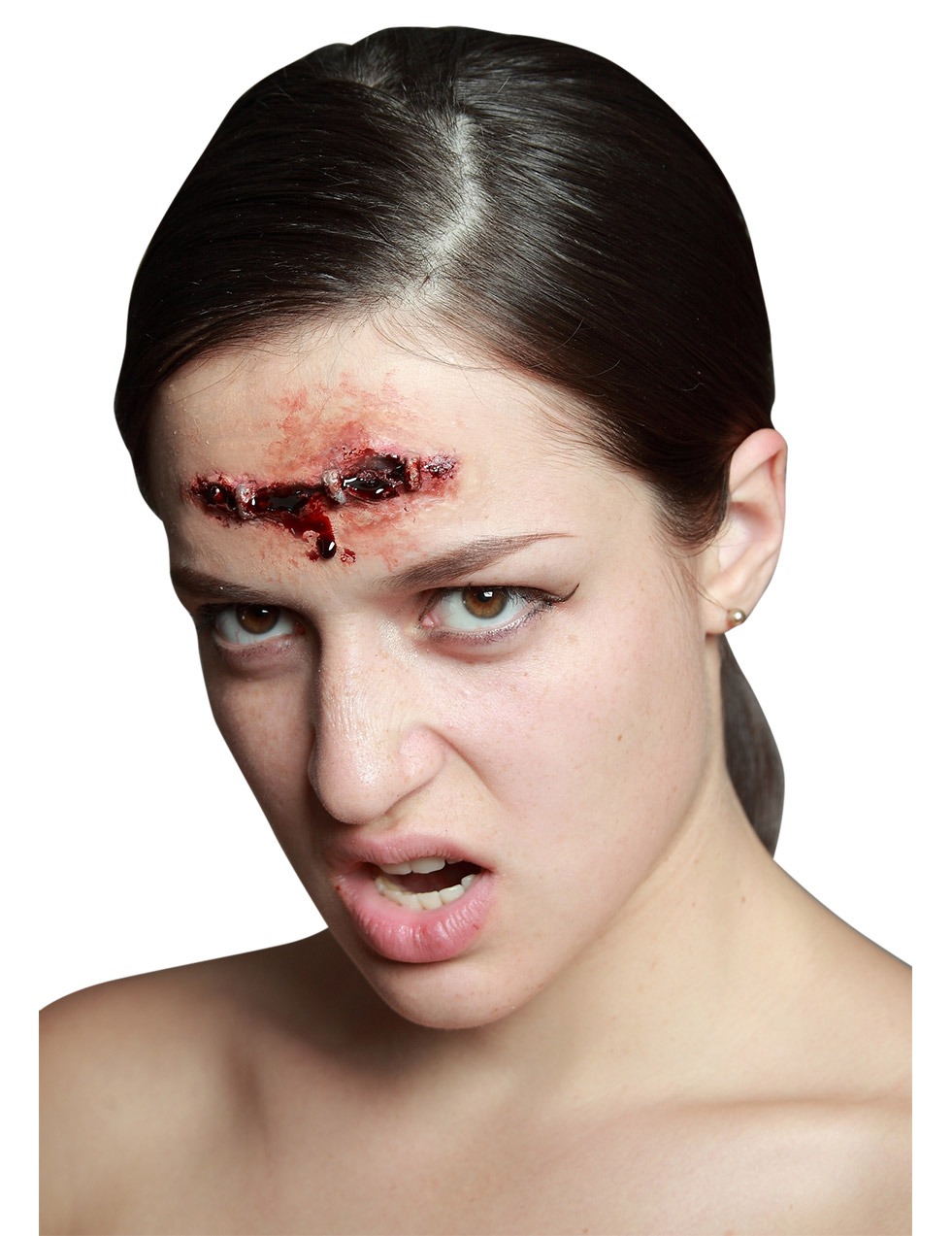 Fausse blessure à l'agrafeuse