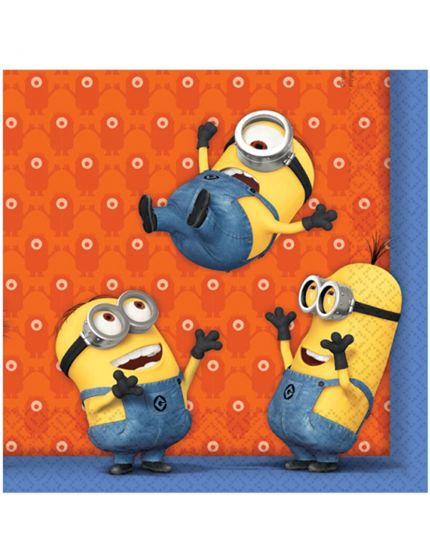 20 Serviettes en papier Minions  33 x 33 cm