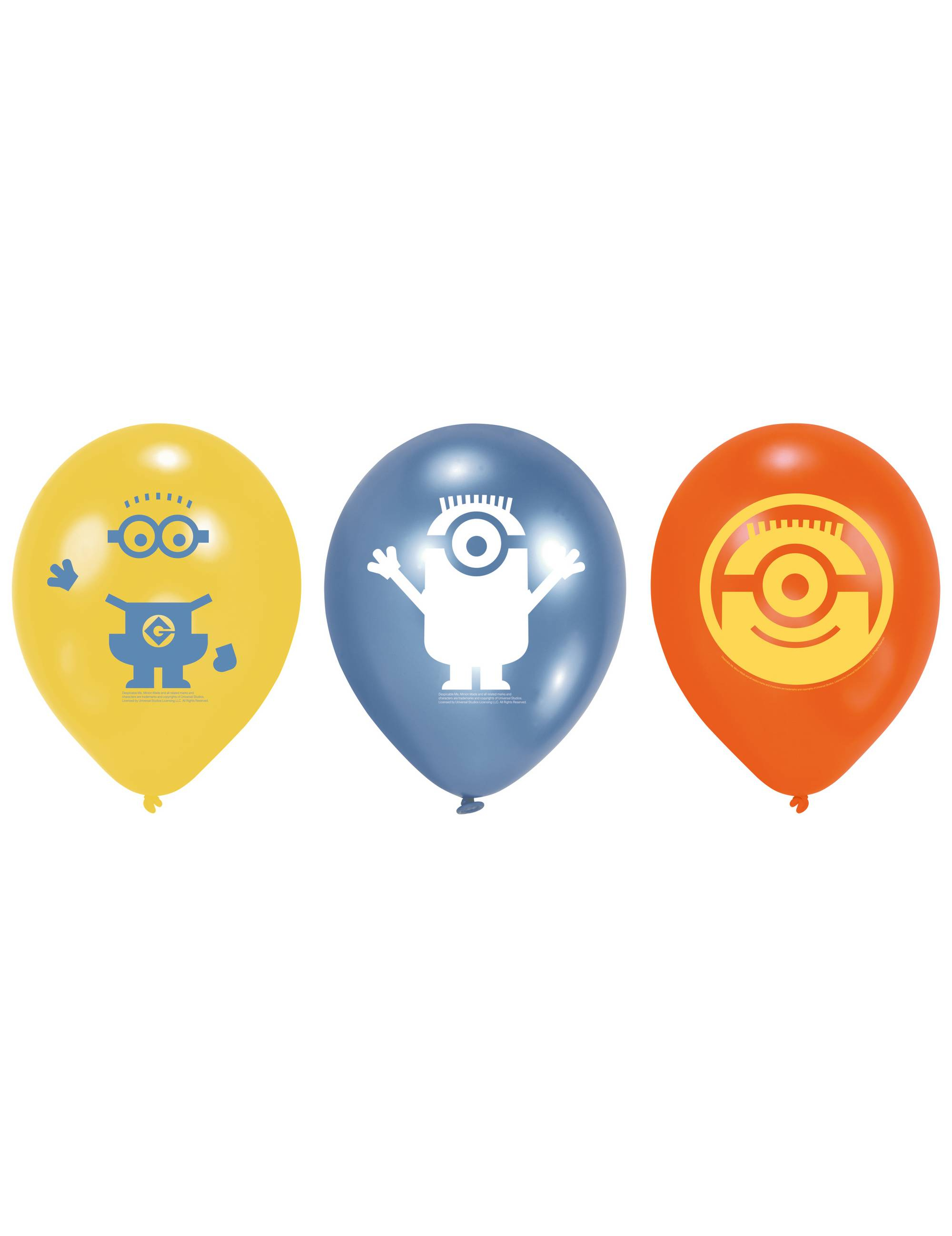 6 Ballons Minions