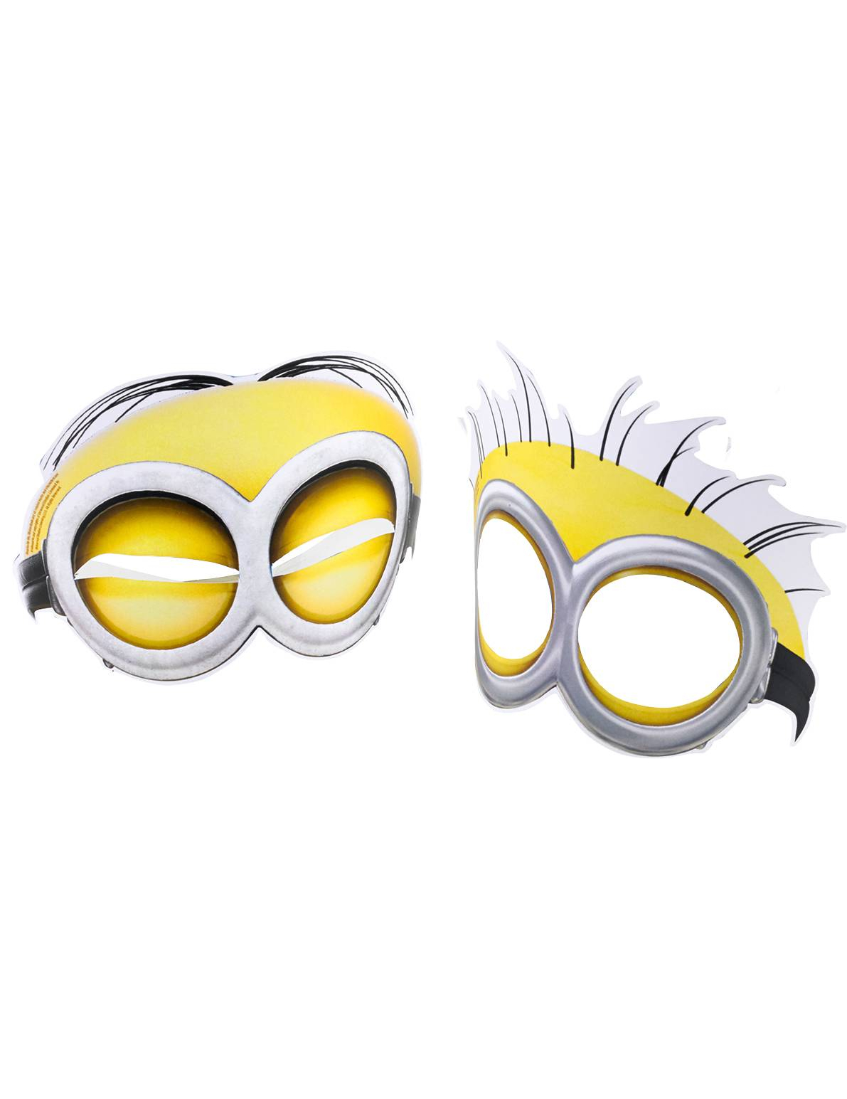 6 Masques carton Minions  Moi moche et méchant