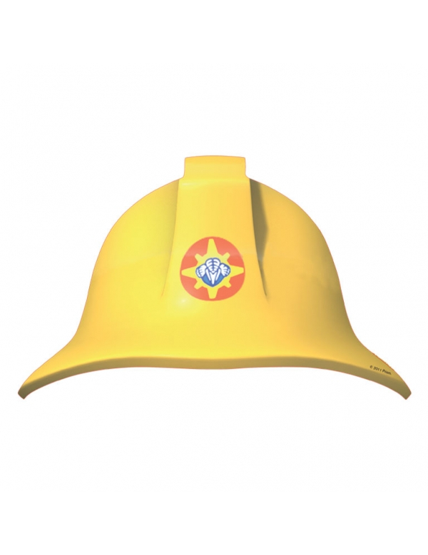 8 Chapeaux en carton Sam le Pompier  