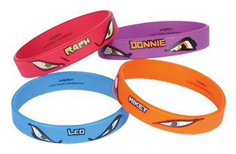 Bracelets en caoutchouc Tortues Ninja