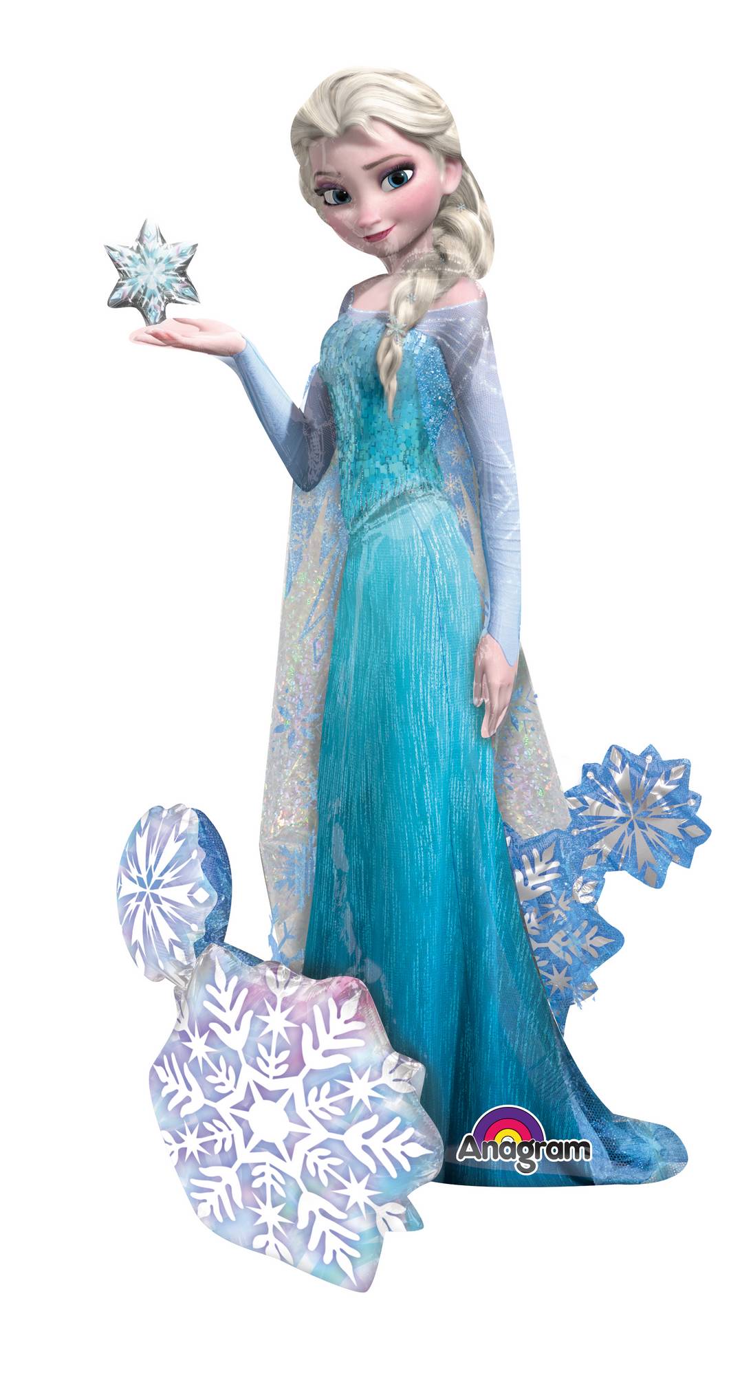 Ballon géant aluminium La Reine des Neiges  144 cm