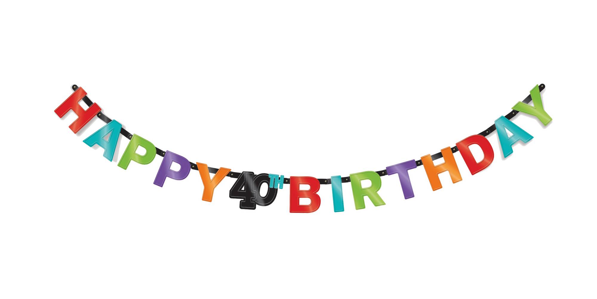 Guirlande 40 ans Celebrate your birthday