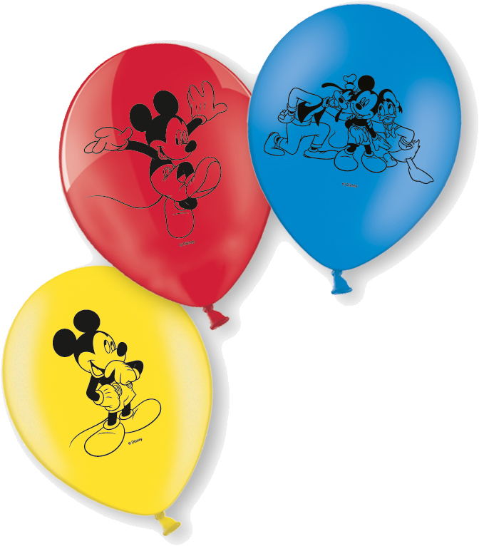10 Ballons en latex Mickey