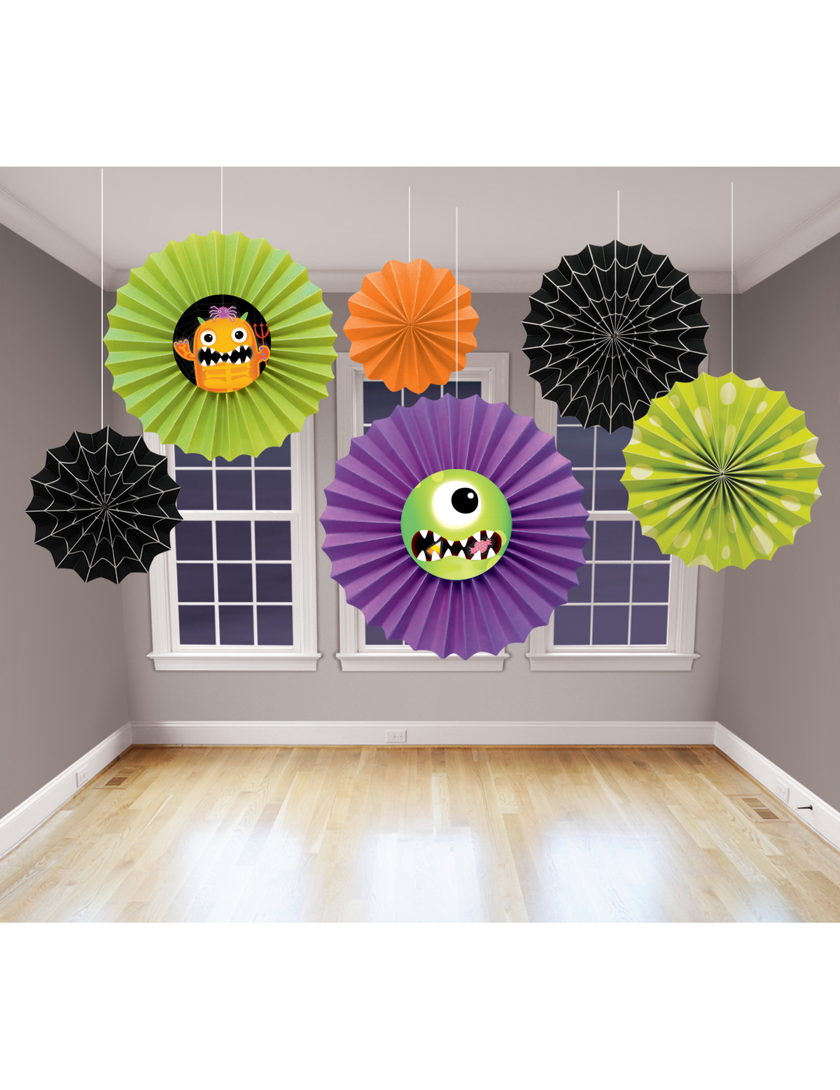 6 Décorations à suspendre Petits Monstres