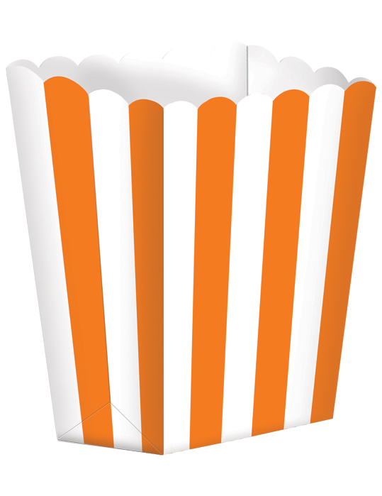 5 Pots à Popcorn orange