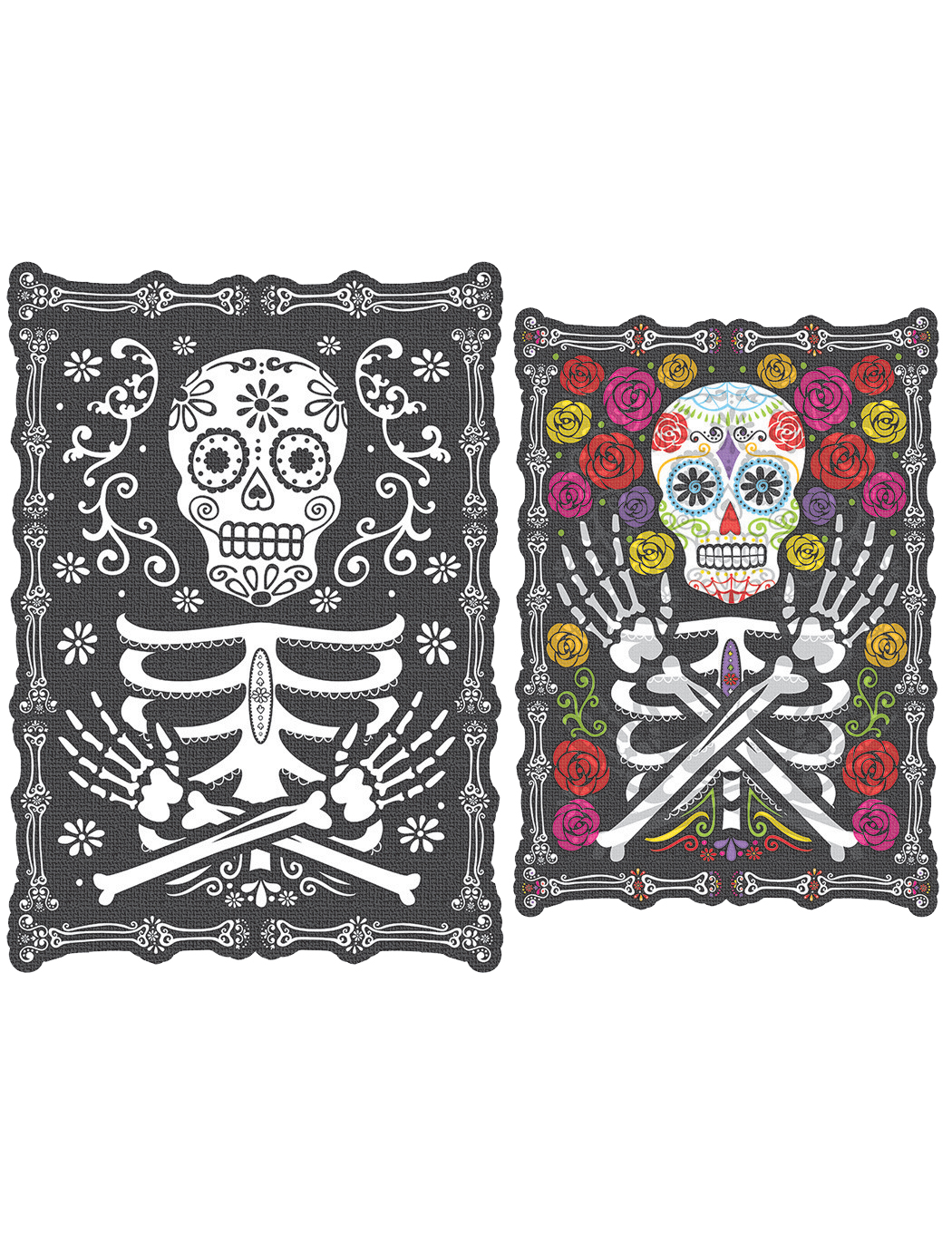 Décoration lenticulaire Dia de los muertos