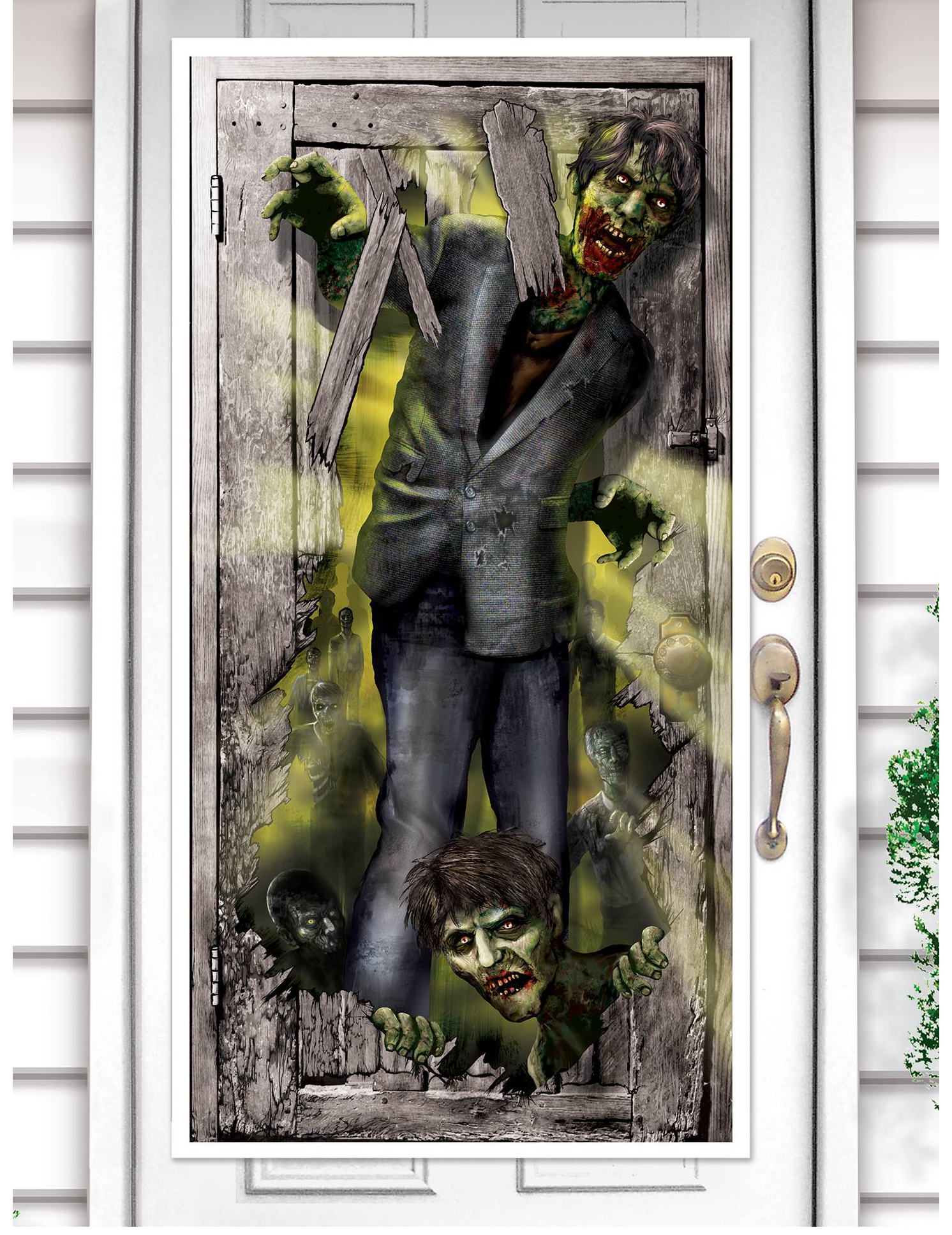 Décoration de porte Zombie