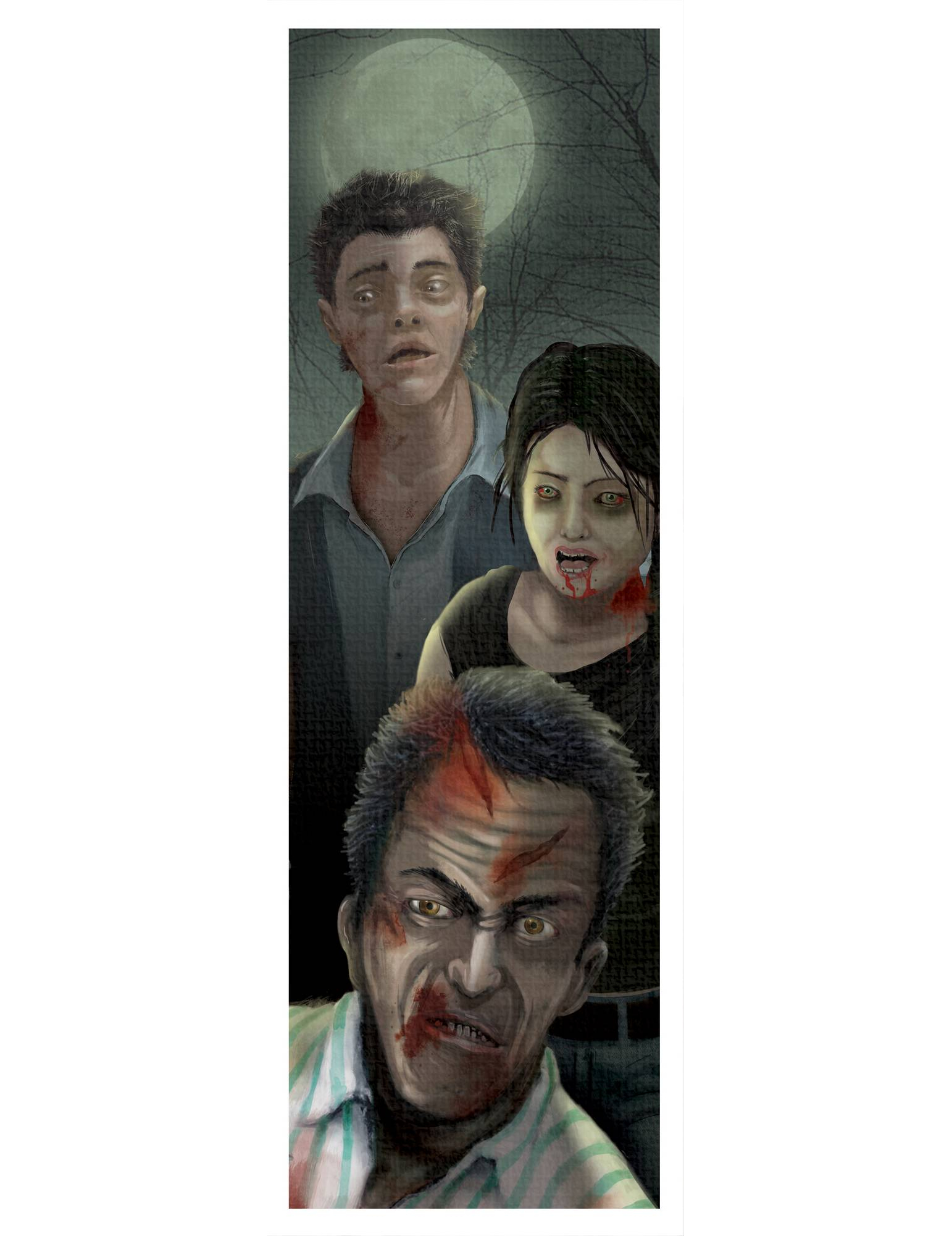 Décoration portrait de Zombies