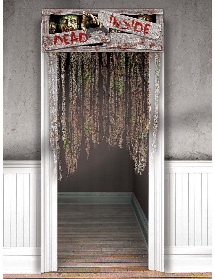 Décoration de porte Zombies