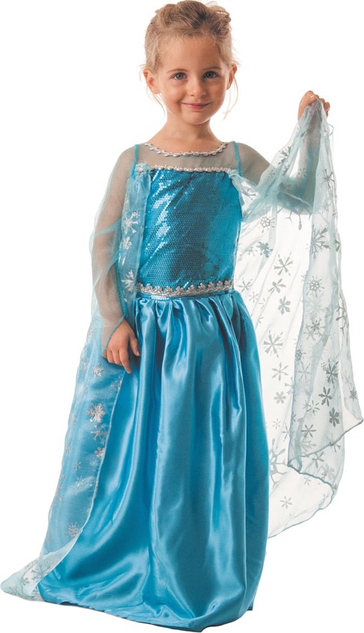 Déguisement princesse de glace bleue fille